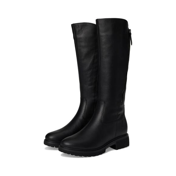 Rockport Women 10M WC Black Leather Ivette Boot Knee High Waterproof BR15-24 - Picture 1 of 8